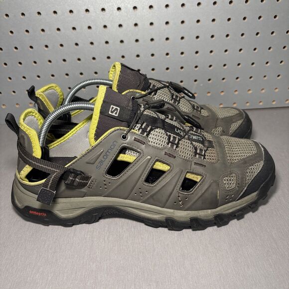 Salomon Evasion Cabrio Sandals Mens Sz 12 Green Water Hiking Shoes Outdoor main image 6